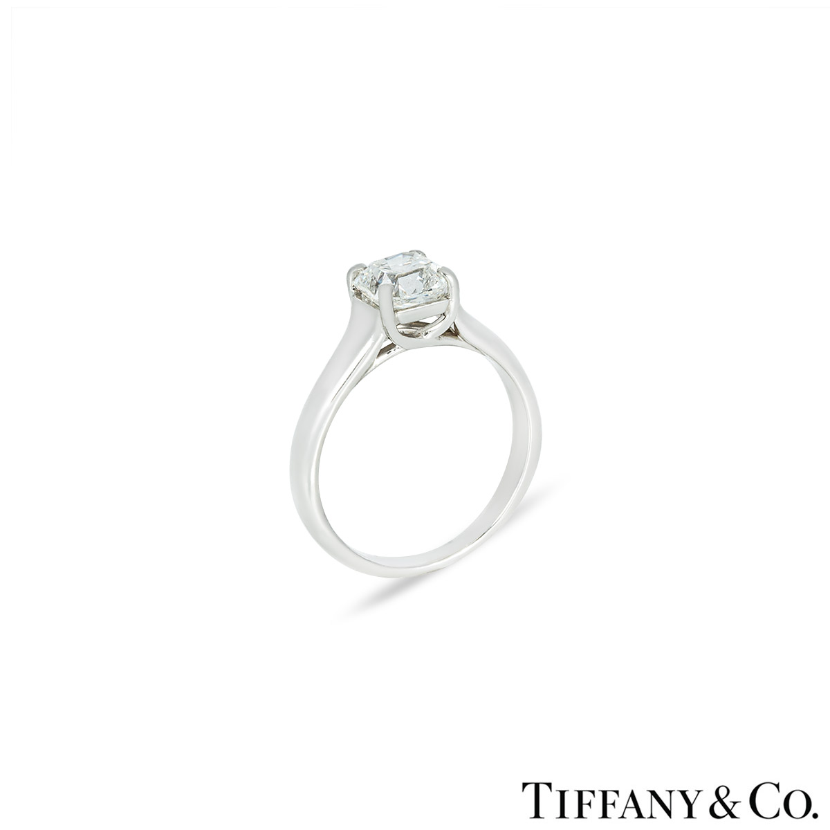 Tiffany & Co. Lucida Cut Diamond Ring 1.52ct G/VVS1